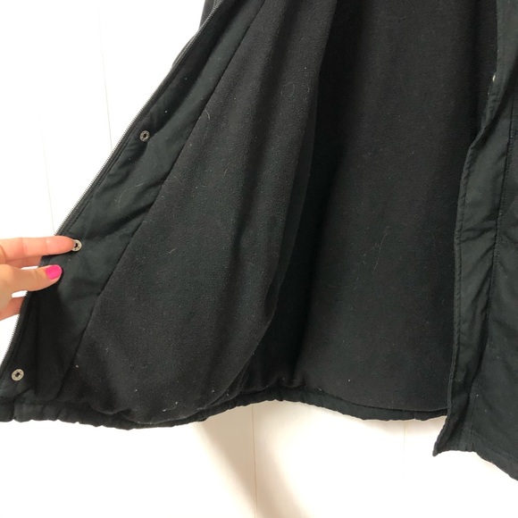 Quicksilver Mens Black Quilted Fleece Lined Jacket - Picture 6 of 12